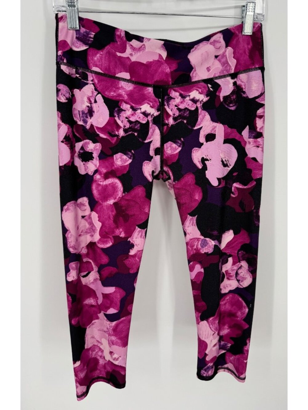 Fabletics Womens Define PowerHold High-Waisted Floral Capri Leggings Size M